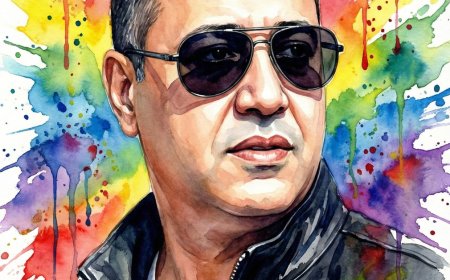 صورة بورتريه مائية نابضة بالألوان