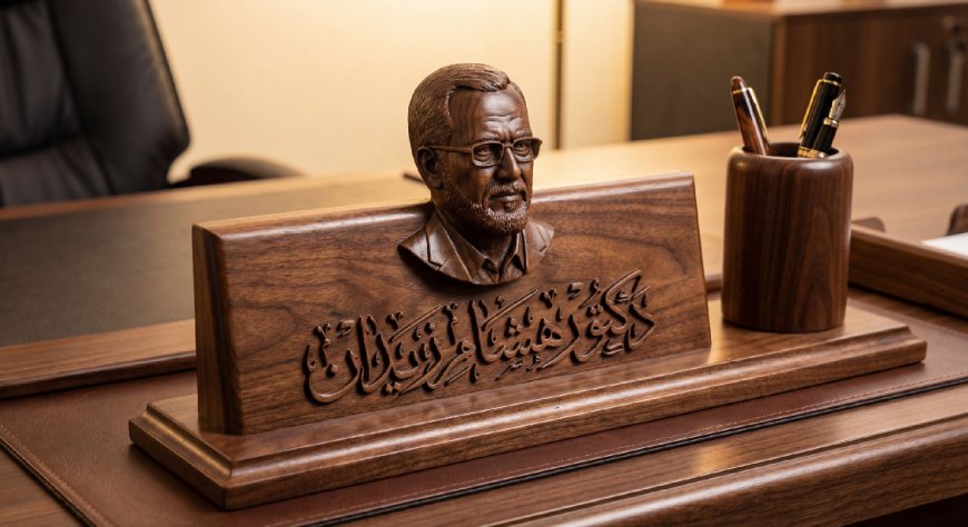 صورة شخصية ثلاثية الأبعاد محفورة بدقة للشخص الموجود في الصورة