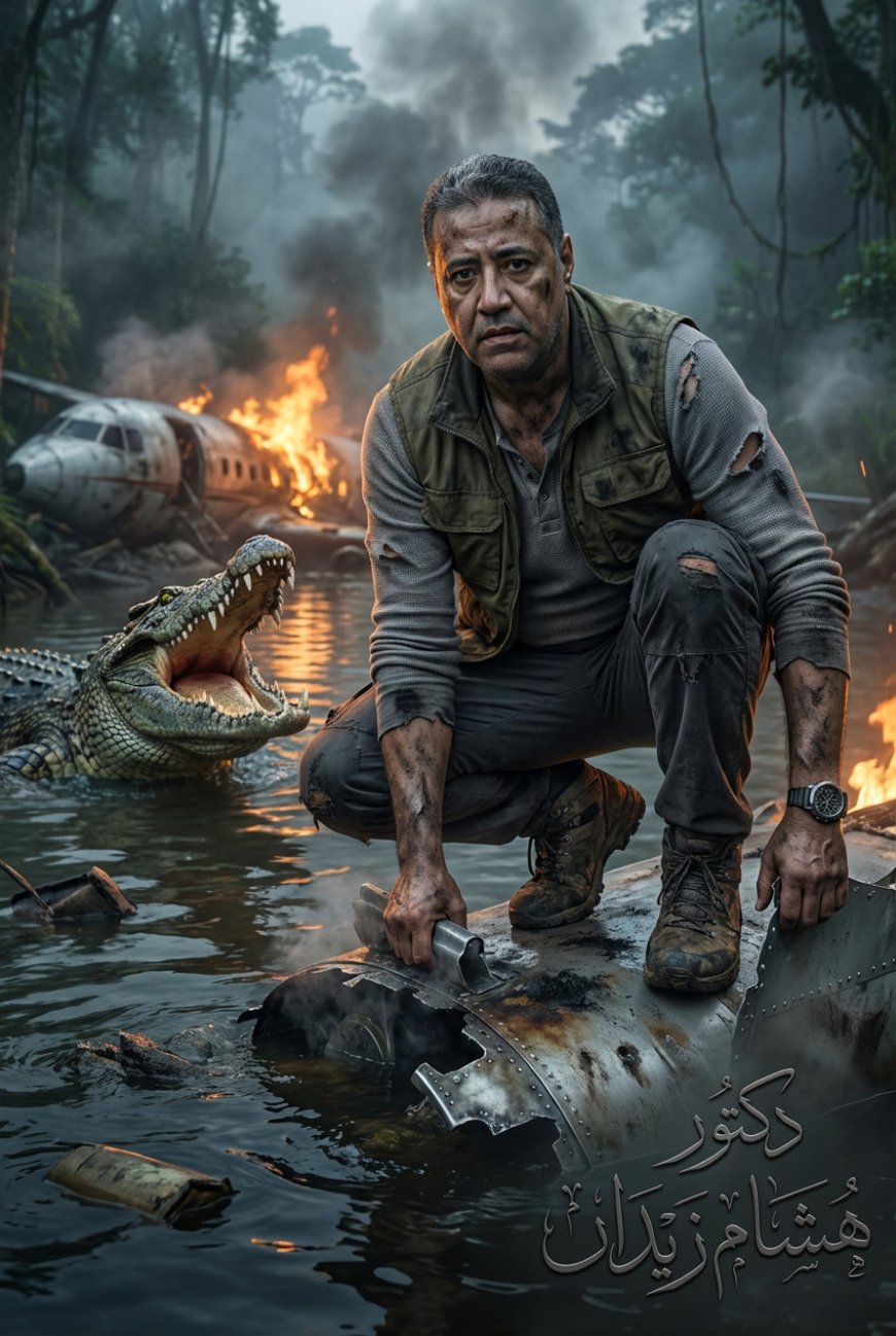 يأتي المشهد كلقطة درامية مجمدة من فيلم بقاء عالي المخاطر، يمزج بمهارة بين هشاشة الإنسان، وخطر ما بعد الكارثة